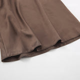 Women Dress Flared Sleeve High Waist Dress Spring Short Skirt