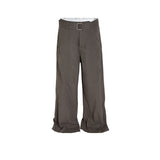MIJKO Men's Vintage Pants MIJKO drape wide-footed trousers men's and women's belt casual trousers
