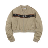 Women Jacket Casual Autumn Pleating Long Sleeve Jacket