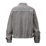 Men Jacket Coat Stitching Do the Old Cowboy Coat Men's Loose Jacket Denim Jacket