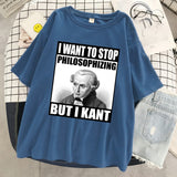 2024Kant Meme Philosophizing Funny Philosophy Tshirt Women