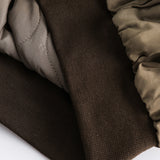 Unisex Winter Cotton Coat Corduroy Lapel Cotton-Padded Coat Vintage Loose Cotton Coat