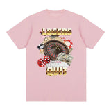 Losers Quit Gambling Meme Graphic T Shirt Men's Vintage