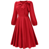 Women Date Dress Fall/Winter Dress Leisure Long Sleeve Dress