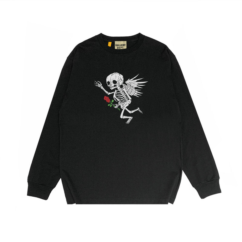 Gallery Dept Long Sleeved Shirt European and American Fashion Brand Long Sleeve Long-Sleeved T-shirt Blouse