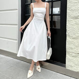 Women Dresses Dress Long Dress with Suspenders (Csm202403)