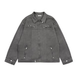 Men Jacket Coat Men's Loose Casual Flight Jacket