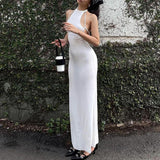 Women Dresse Sexy Backless Hip Skirt