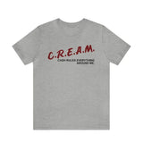 Cash Rules Graphic Tees Cute Funny Meme Short Sleeve Women