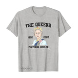 Inspired by Queen's Platinum Jubilee 2022 Elizabeth 70 Years T-shirt Graphic Print Crew Neck Short Sleeve