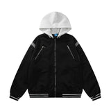 Men Jacket Coat Autumn Hooded Jacket Coat Men's Baseball Uniform