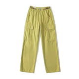Women Sweatpants Retro Straight Casual Loose Wide-Leg Pants