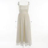 Women Dresses Spring and Summer Strap Dress Long Dress (Csm202403)