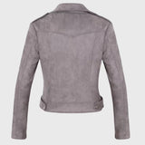 Women Leather Jacket Motorcycle Clothing Fall Leather Jacket Coat