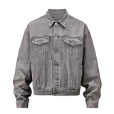 Men Jacket Coat Stitching Do the Old Cowboy Coat Men's Loose Jacket Denim Jacket