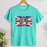 Inspired by Queen's Platinum Jubilee 2022 Elizabeth 70 Years T-shirt Printed Character Top T-shirt with Short Sleeves plus Size