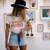 Good Girls Go To Heaven Bad Girls Go Backstage Slogan Shirt