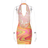 Women Dresses Summer Sexy Backless Sheath Dress