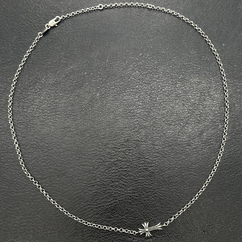 Chrome Hearts Necklace Vintage Cross Collarbone Chain