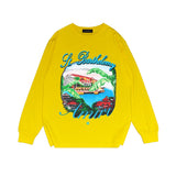 Amiri Long Sleeve Shirt Fashion Brand Long Sleeve Long-Sleeved T-shirt Blouse