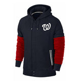 MLB Hoodie baseball jersey hoodie MLB hooded sweater men's cardigan top (Part 3)