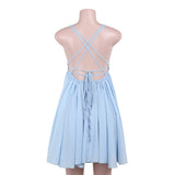 Women Dresses Summer Hip Skirt Sexy Backless Holiday Dress