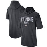 NFL T-Shirts NFL Football Hooded T-Shirt Short Sleeve Print
