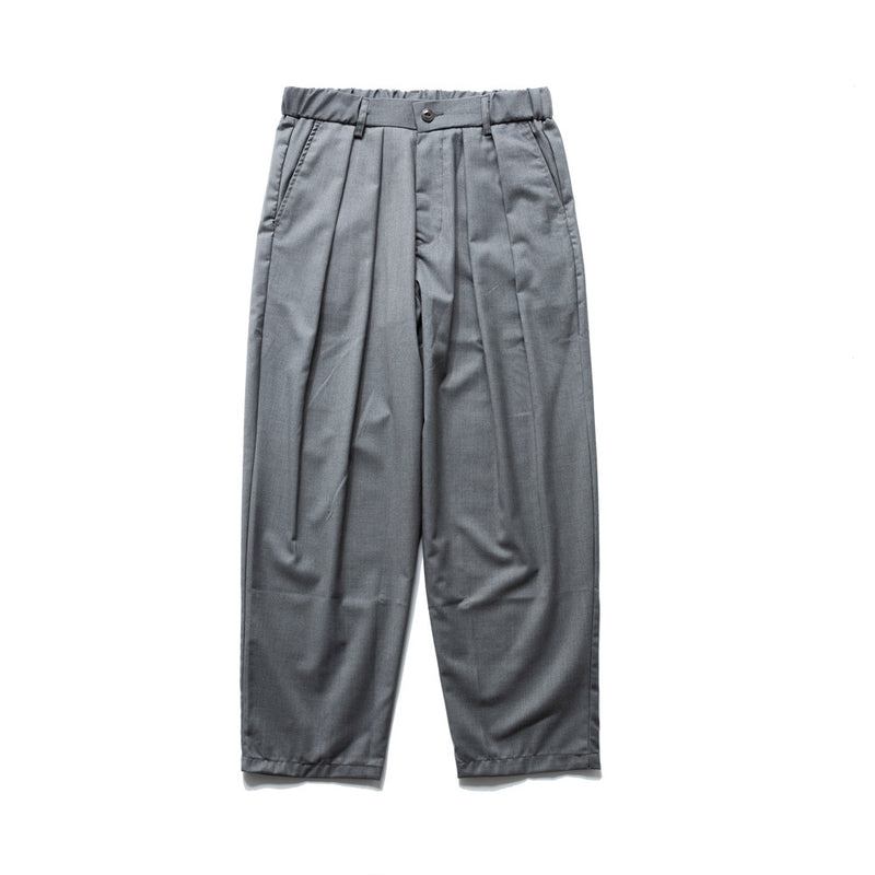 Men Sweatpants Solid Color Pleated Casual Suit Pants Trousers Wide Tube Sports Pants
