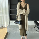 Women Cardigan Sweater Autumn and Winter Loose Sweater 3tk976