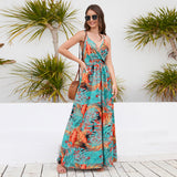 Women Date Dress Summer Bohemian Strap Dress