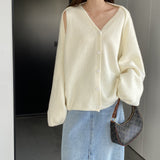 Women Knitted Two-Piece Set Autumn Two-Piece Solid Color Short Vest Top Suit Z809