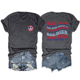 Casual T-Shirt OUR FLAG DOES NOT FLY BECAUSE Loose Short Sleeve