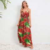 Women Date Dress Summer Sexy Bohemian Strap Dress