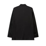 Unisex Vintage Shirt Letter Embroidery Loose