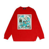Amiri Long Sleeve Shirt Fashion Brand Long Sleeve Long-Sleeved T-shirt Blouse