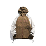 Unisex Jacket Retro Autumn Coat Loose Casual Hooded Jacket