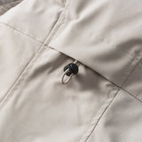 Unisex Winter Cotton Coat Three-Dimensional Pocket Decorative Hooded down Jacket Retro Workwear down Jacket