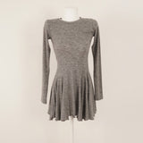 Women Dresses round-Neck Long-Sleeved Dress Long Sleeve Short Dress