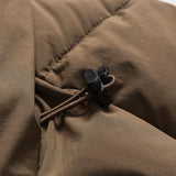 Unisex Winter Cotton Coat Cap down Jacket Vintage Bread down Jacket