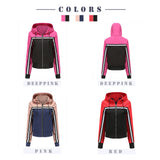 Women Trench Coat Thin Trench Coat Women's Coat Color Matching Casual Jacket Women's Spring and Autumn Outdoor Raincoat