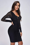 Women's Wedding Dress Elastic Bandage Hip Skirt