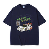 Rapper Frank Anime Cartoon Style Tshirt Short Sleeve Men