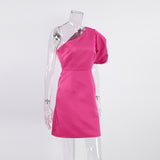 Women Dress Spring/Summer off-the-Shoulder Puff Sleeves Formal Dress Dress
