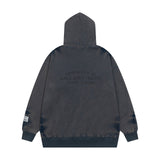 Gallery Dept Hoodie Loose Casual Distressed Hoodie