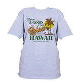 Oversized Retro Style Hawaii Beach T Shirt Women Short