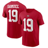 NFL T-Shirts NFL Football 49ers Jerseys Short Sleeves Men's Loose T-Shirts
