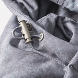 Unisex Winter Cotton Coat Winter Retro Dark Pattern Warm down Jacket