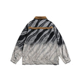 Unisex Jacket Washed Denim Jacket Men's and Women's Loose Lapels Jacket