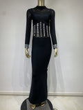 Women Dresses Autumn and Winter Long Sleeve Bandage Dress Party Dress (Ont0408)