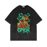 Attack Giant Washed Old Short Sleeve T-Shirt